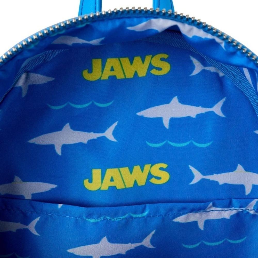 Loungefly Jaws 50th Anniversary Mini Backpack - Picture 7 of 7